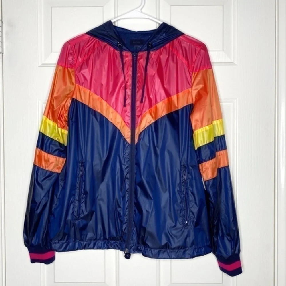 MOTHER The Triple Stripe Sport Breaker Jacket NWT